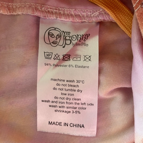 I’m Sorry by Petra Collin Velvet Embellished Tie-Dye Flare Leg Lounge Pants - Picture 11 of 11